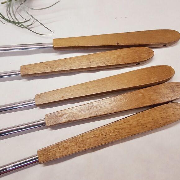 Vintage Mid Century BBQ Utensil Set MCM Grill Salt Pepper Spatula Fork Japan - Picture 7 of 11